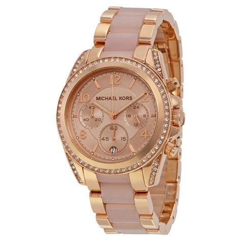 Michael Kors rose gold tone